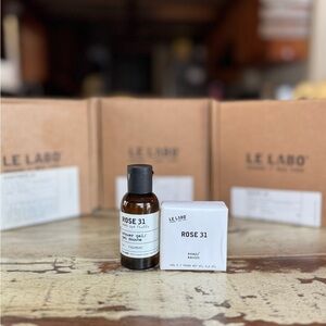 LA LABO | Rose 31 Scented 2-piece Travel Products NWOT
